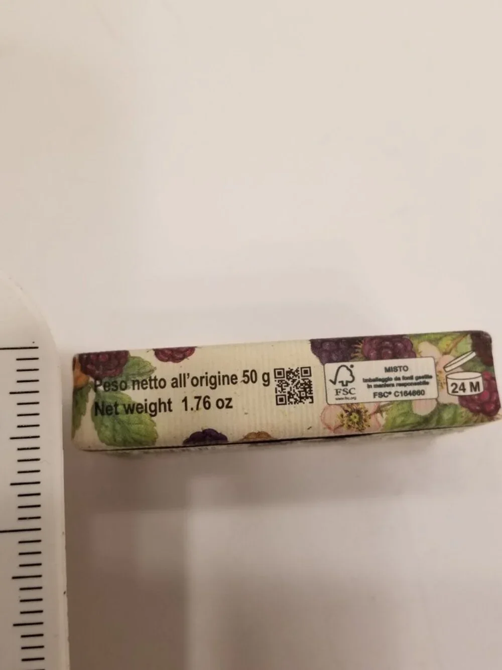 ✅Florinda Blackberry & Musk Natural Vegetable Bar Soap Italy 50g 1.76oz NWT